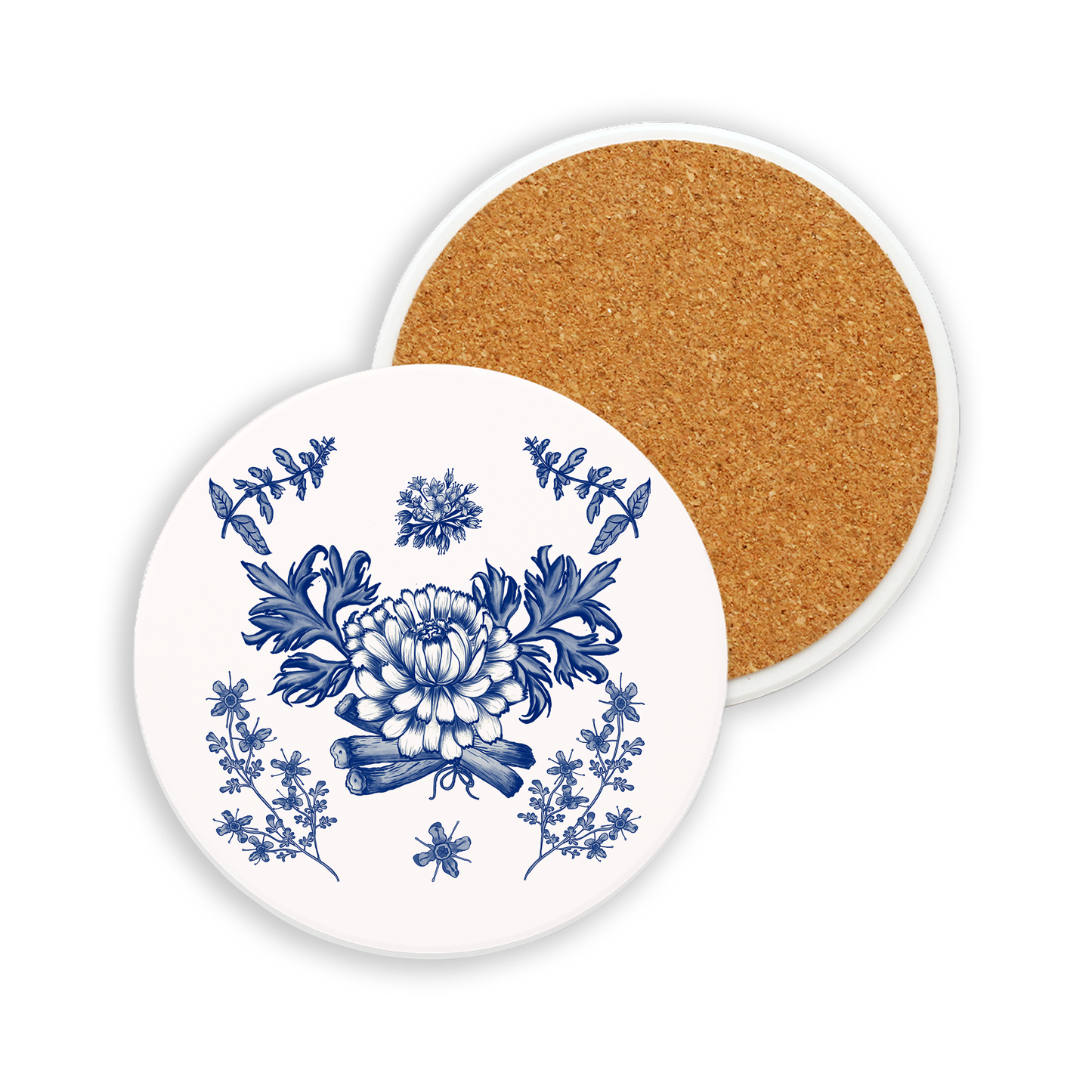 Ceramic Coaster featuring Plan C Botanicals