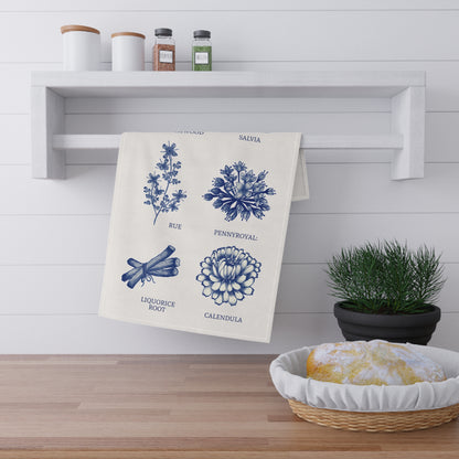 Tea Towel with Plan C Botanical Designs