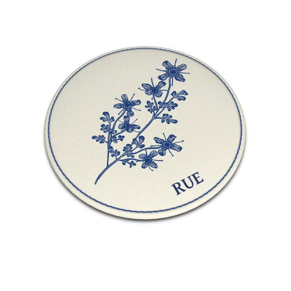 Leather Coaster Featuring Rue from the Plan C Collection