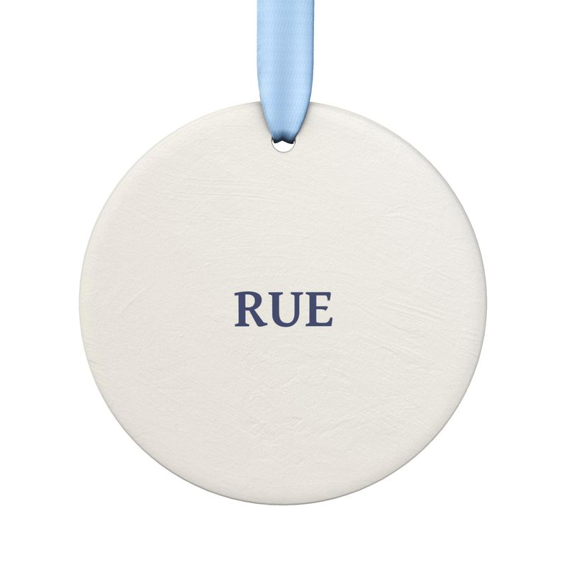 Ceramic Ornament Featuring Rue from the Plan C Collection