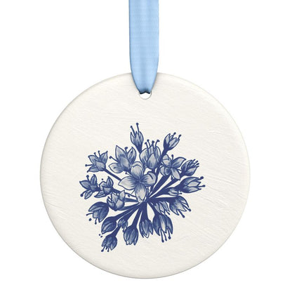 Ceramic Ornament Featuring Pennyroyal from the Plan C Collection