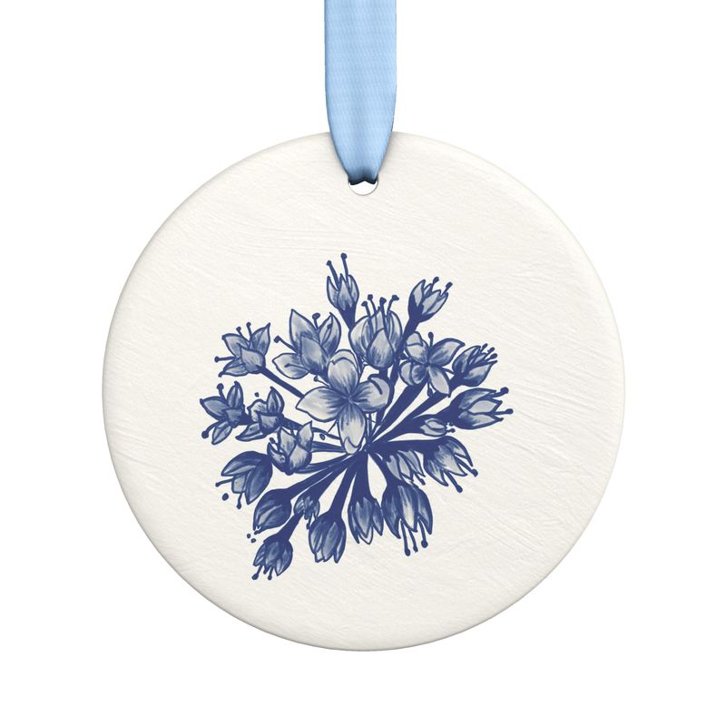 Ceramic Ornament Featuring Pennyroyal from the Plan C Collection
