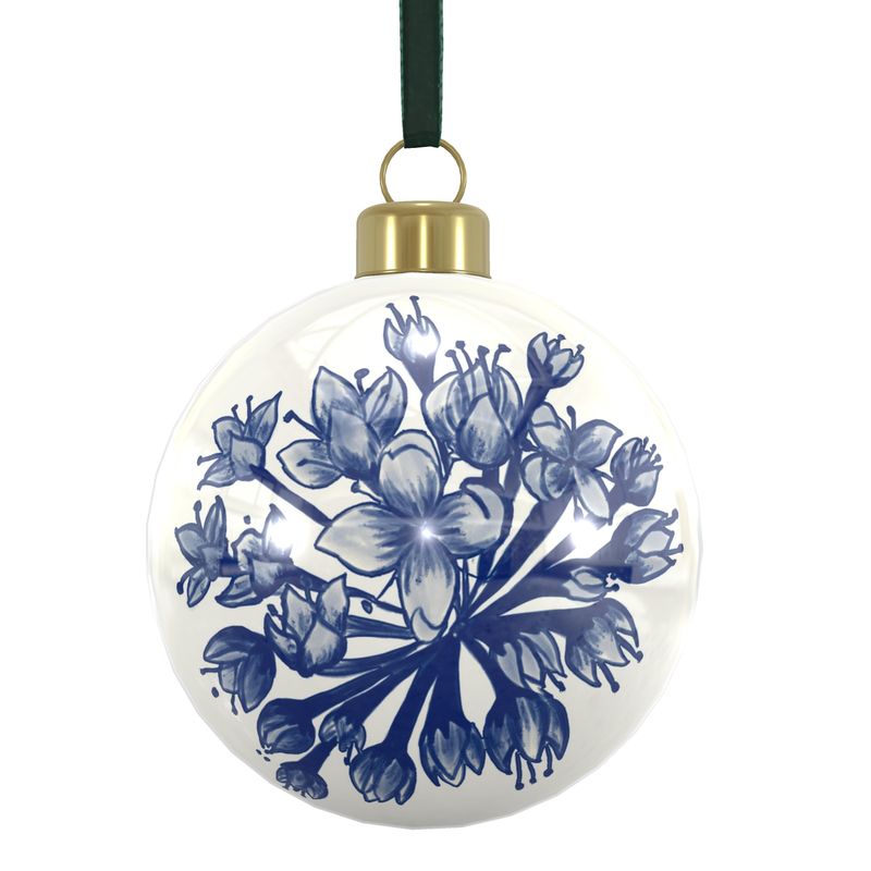 Bone China Ornament Featuring Pennyroyal from the Plan C Collection